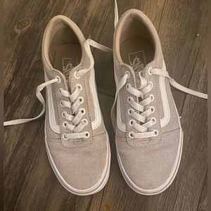 Beige Old Skool Vans